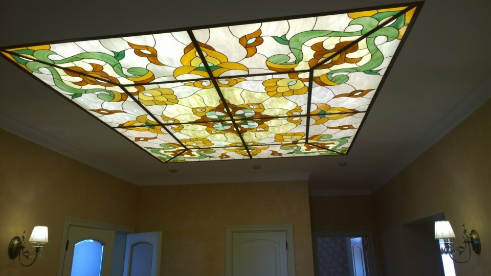 Заказать световой потолок с фотопечатью в г. Рудня